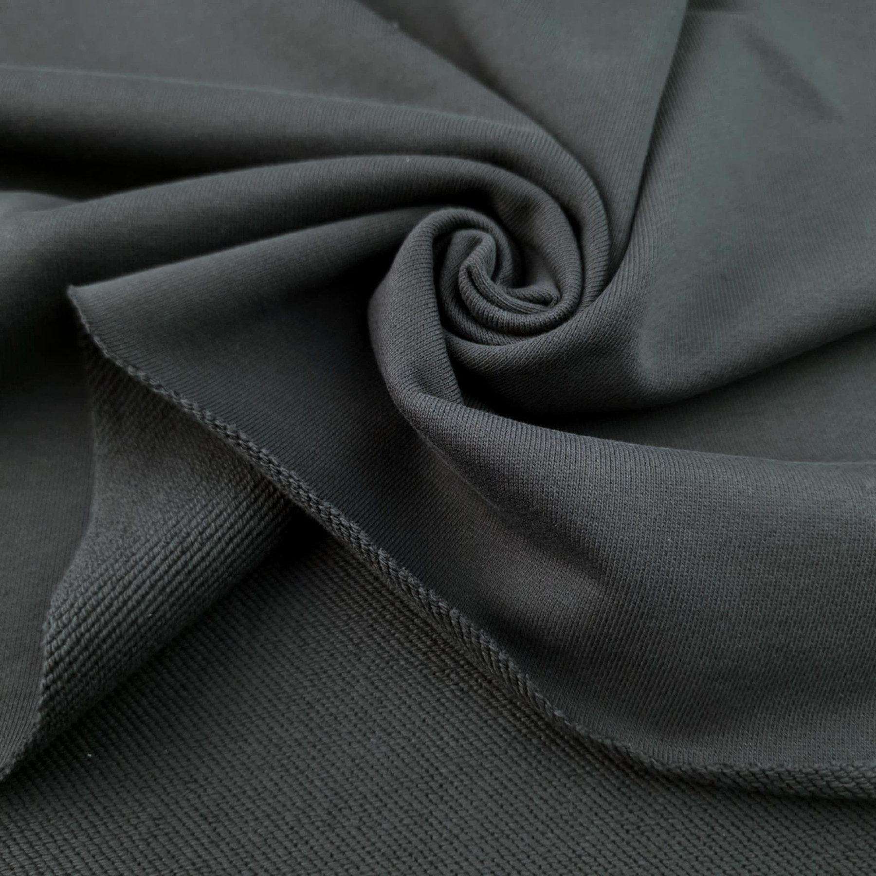 French terry TWILL / HEAVY 450g - GRAPHITE