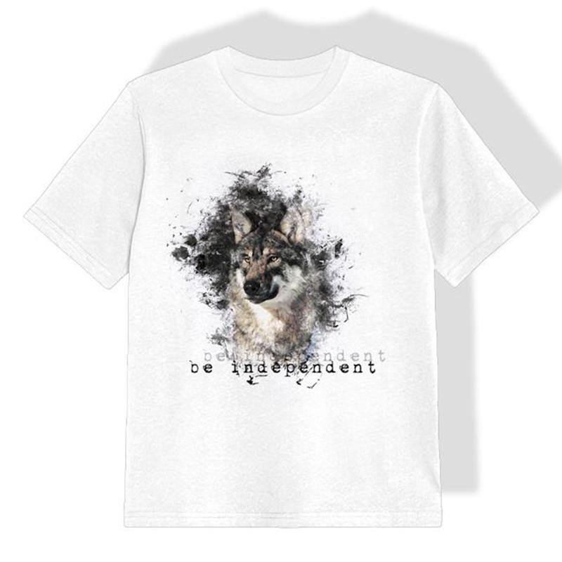 KID’S T-SHIRT- BE INDEPENDENT (BE YOURSELF)- single jersey