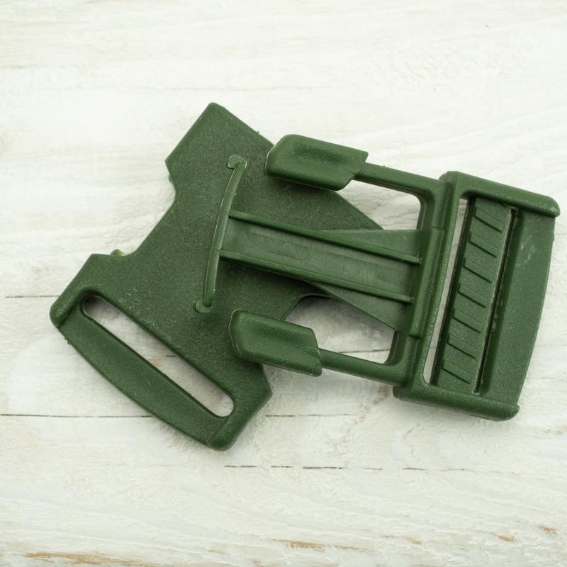 Plastic Side release Buckle P 25 mm - olive