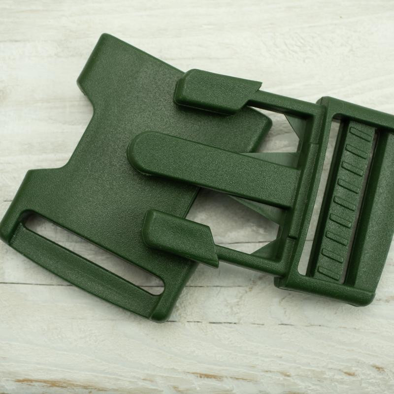 Plastic Side release Buckle P 30 mm - olive