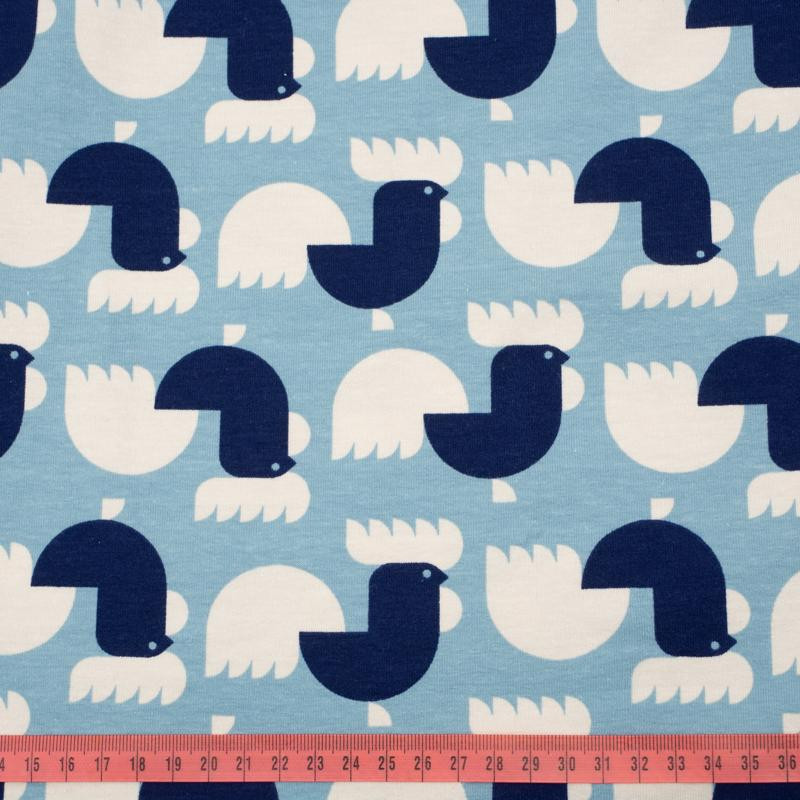 27CM ROOSTERS / FAIR WORLD / baby blue - single jersey TE210