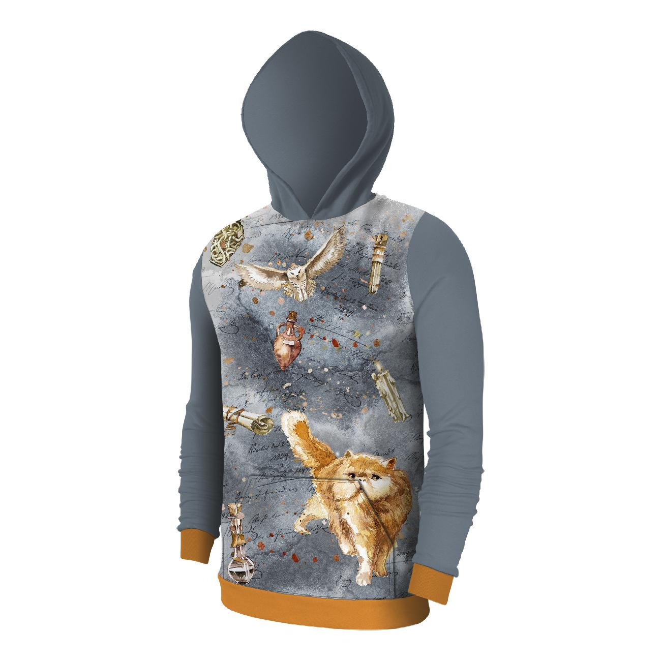 MEN’S HOODIE (COLORADO) - CAT (MAGIC) - sewing set 