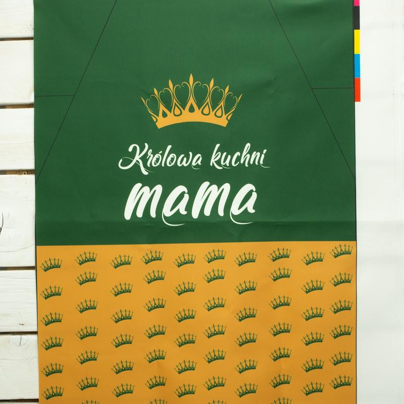 APRON PANEL - MOM’S THE KITCHEN QUEEN