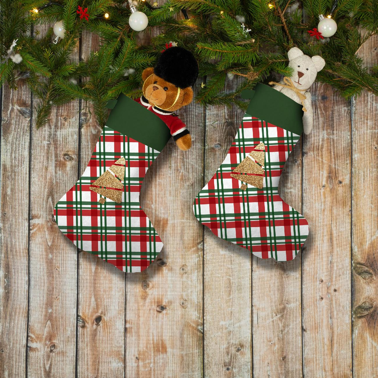 Christmas Stocking Set - GRID / CHRISTMAS TREE