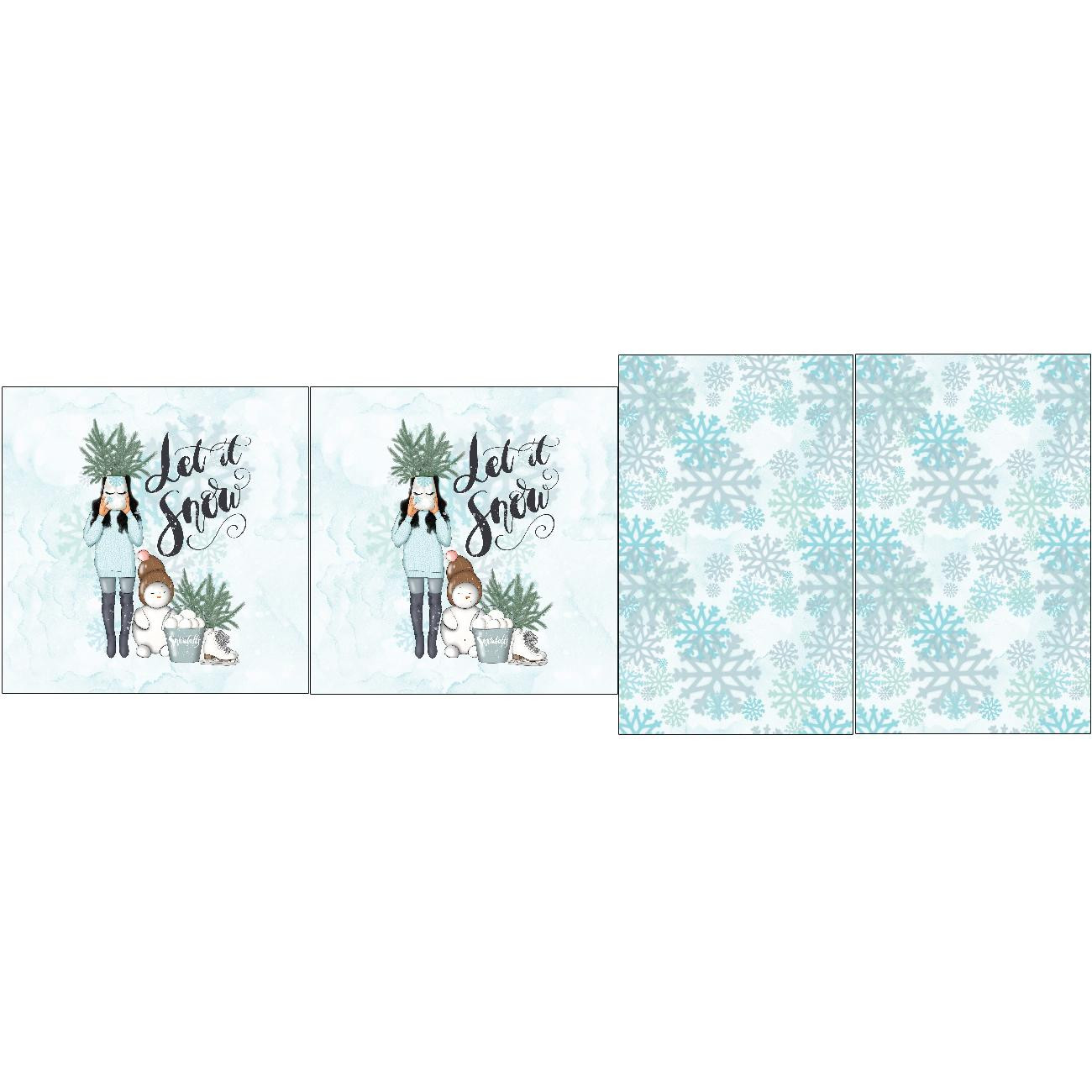 DECORATIVE PILOWS - LET IT SNOW MS. 2 (WINTER IN THE CITY)