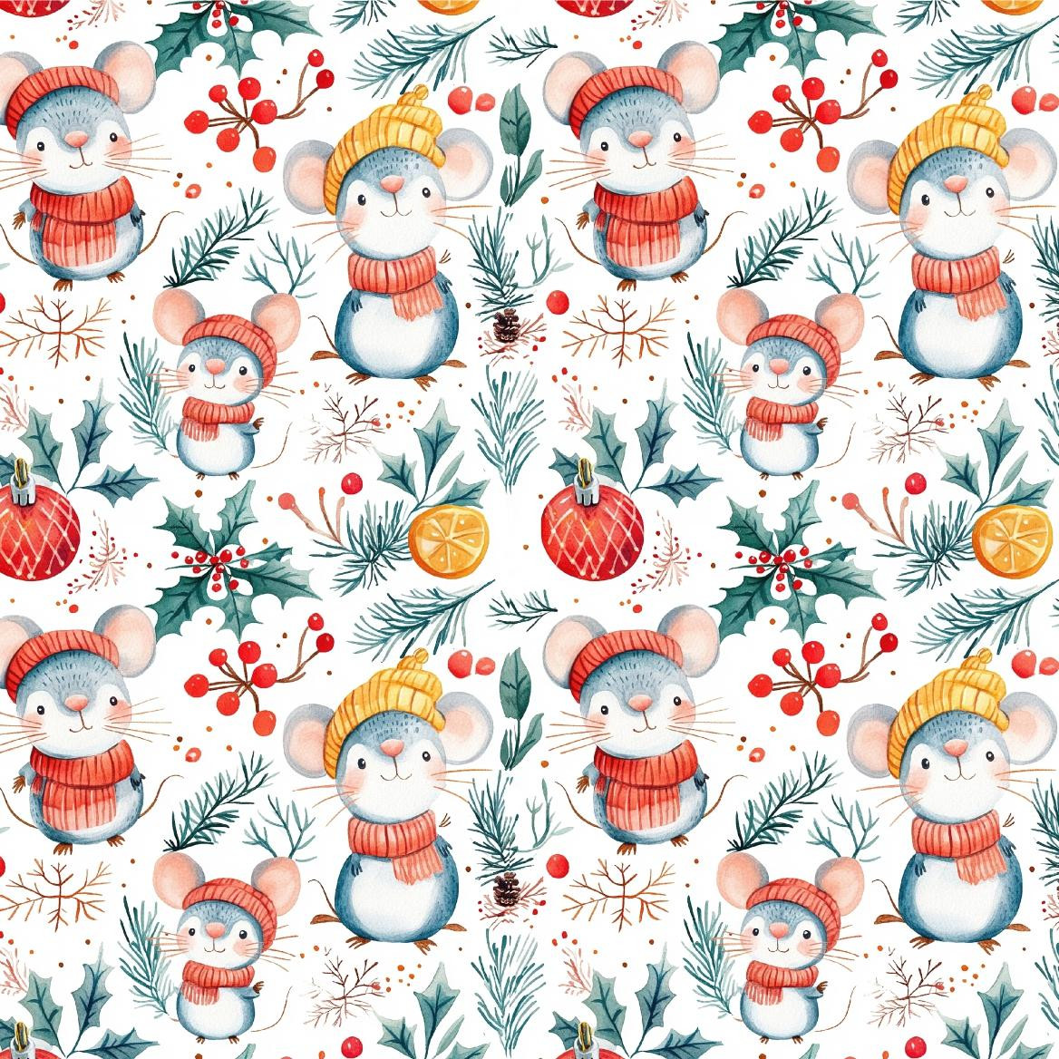 LET IS SNOW wz.2 - looped knit fabric