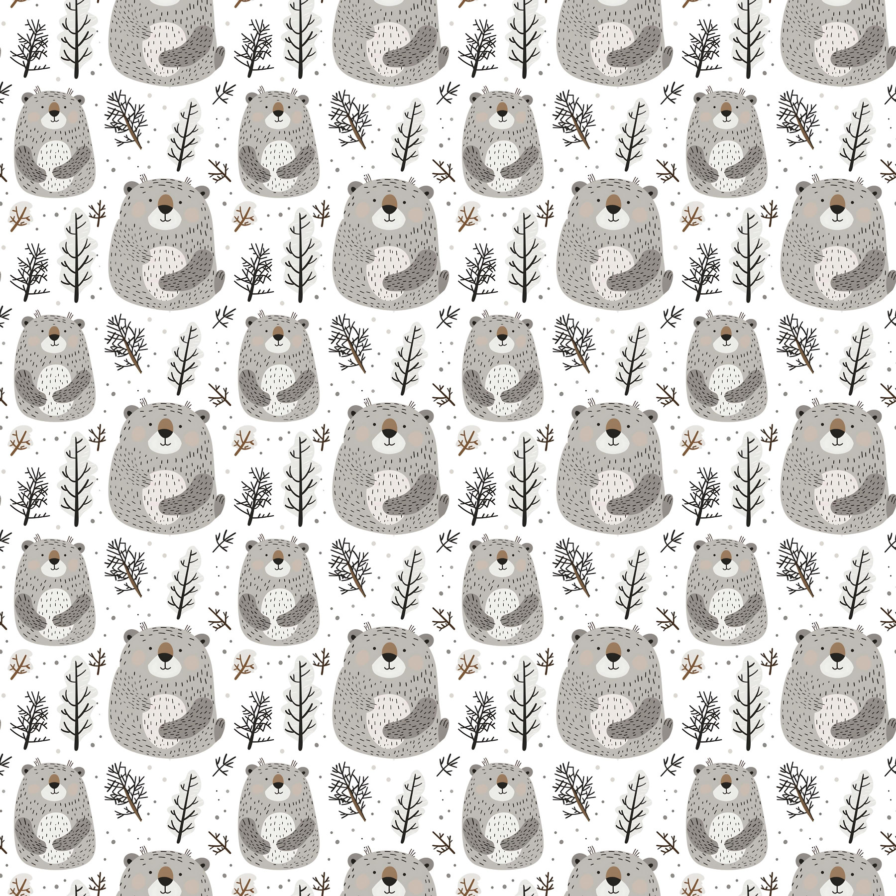 LET IS SNOW wz.4 - looped knit fabric