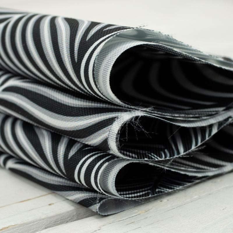 ZEBRA LEAVES - Waterproof woven fabric