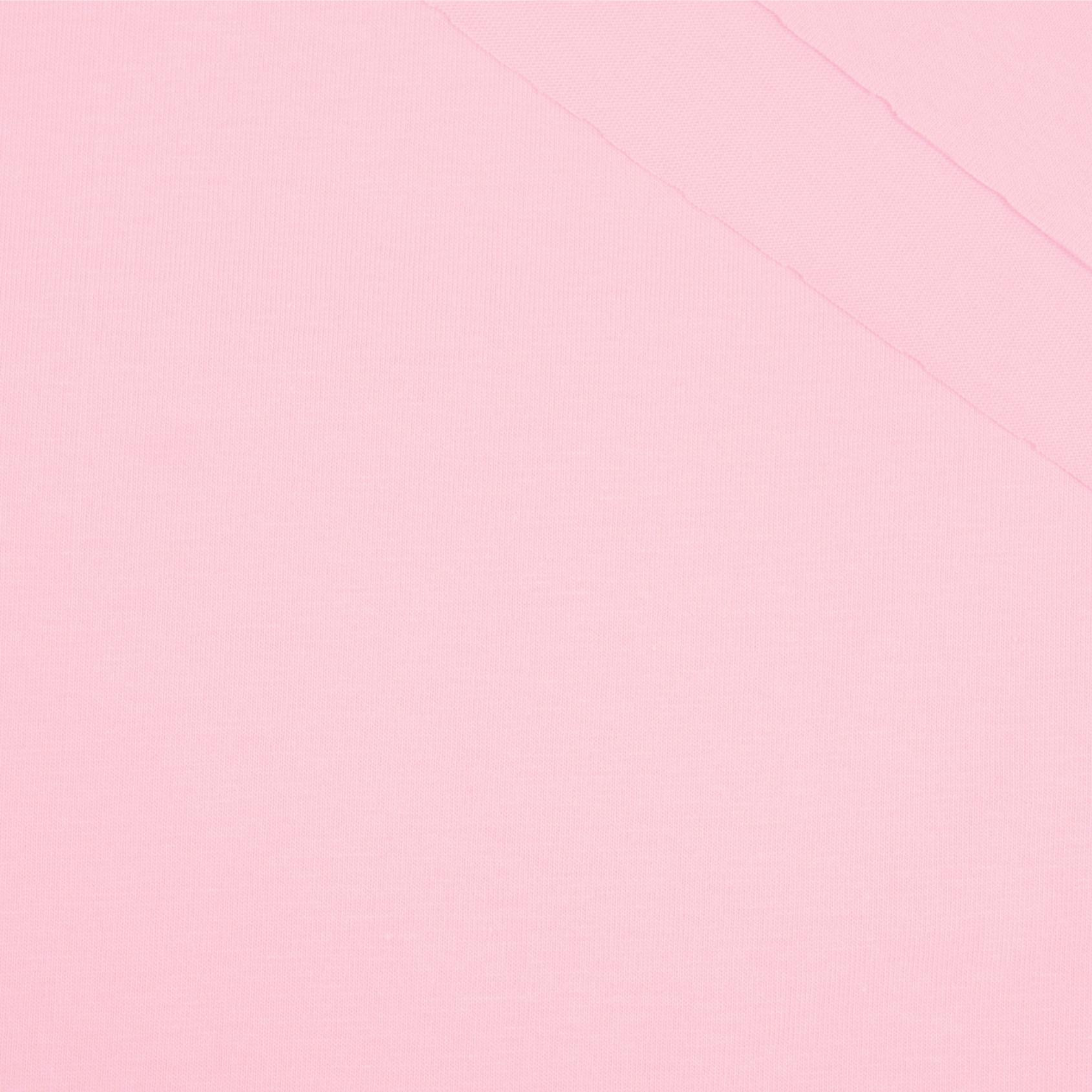 T-shirt knit fabric 100% cotton T180 - LIGHT PINK