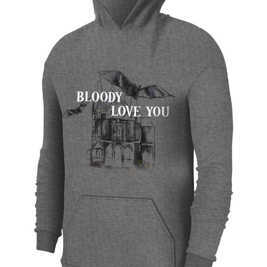 MEN’S HOODIE (COLORADO) - BLOODY LOVE YOU - sewing set 