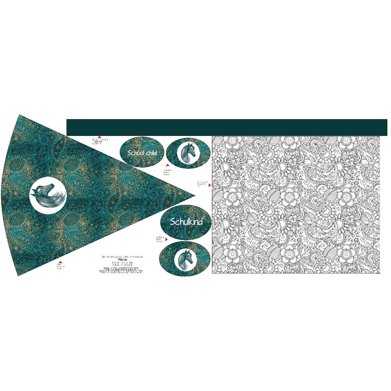 First Grade Candy Cone - MEHNDI 2.0 - sewing set