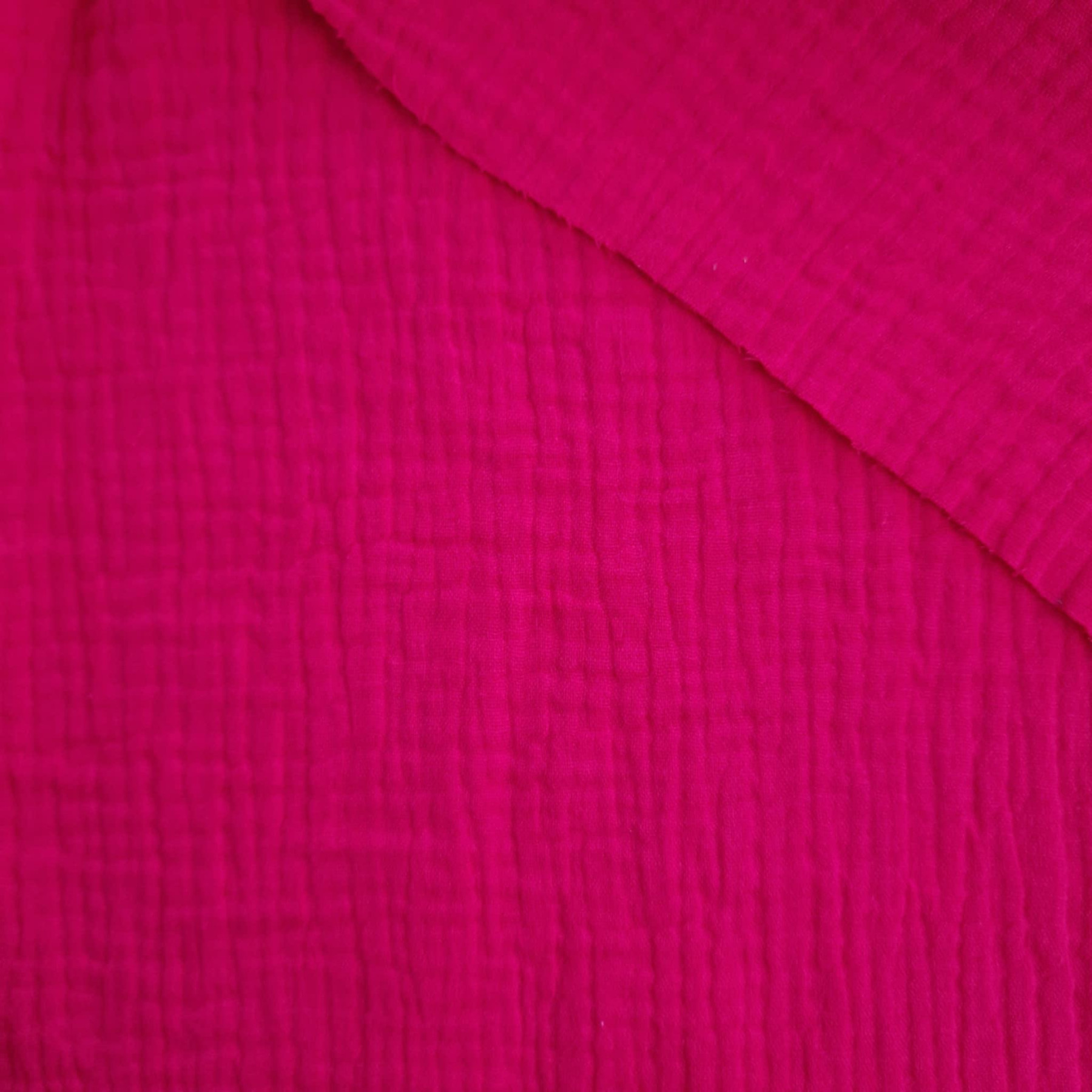 Cotton Muslin Double Gauze - FUCHSIA 