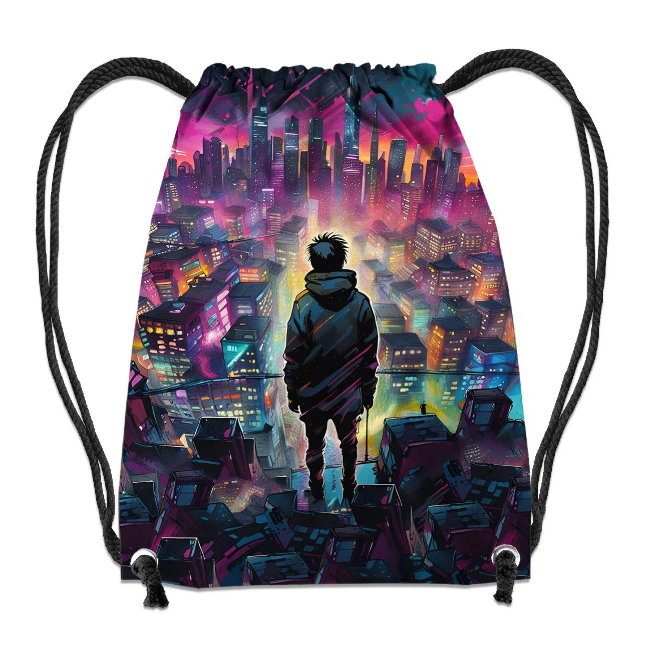 GYM BAG - NEON GALAXY PAT.6  - sewing set