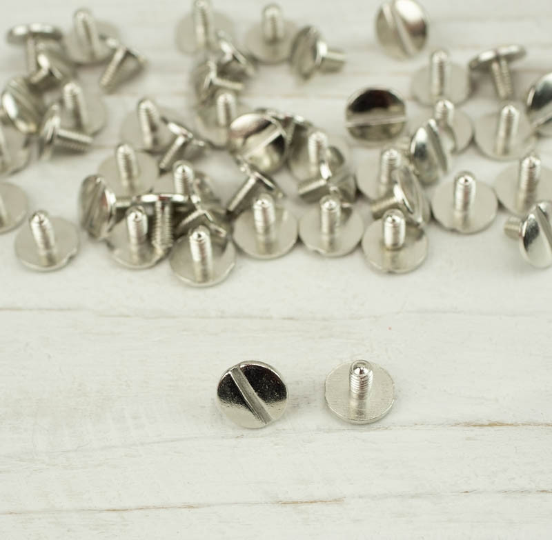 Screw-in RIVET 9 mm - nickel 