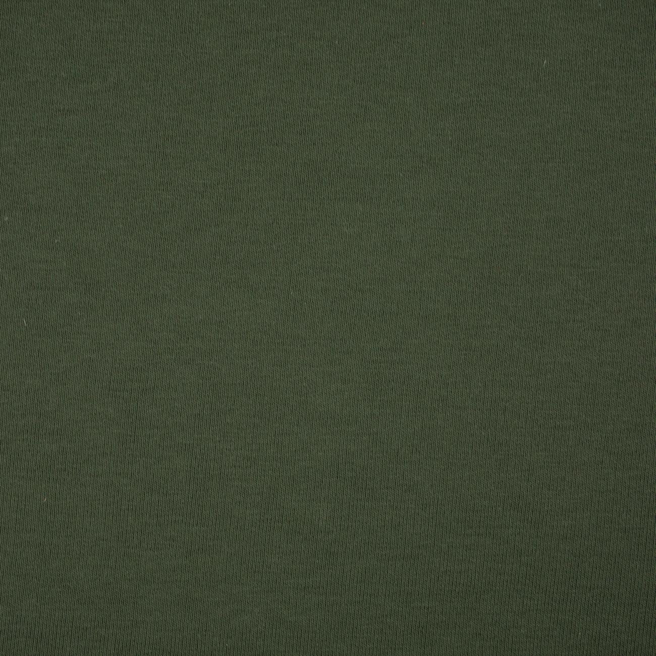 D-50 DARK OLIVE - thick looped knit 290g