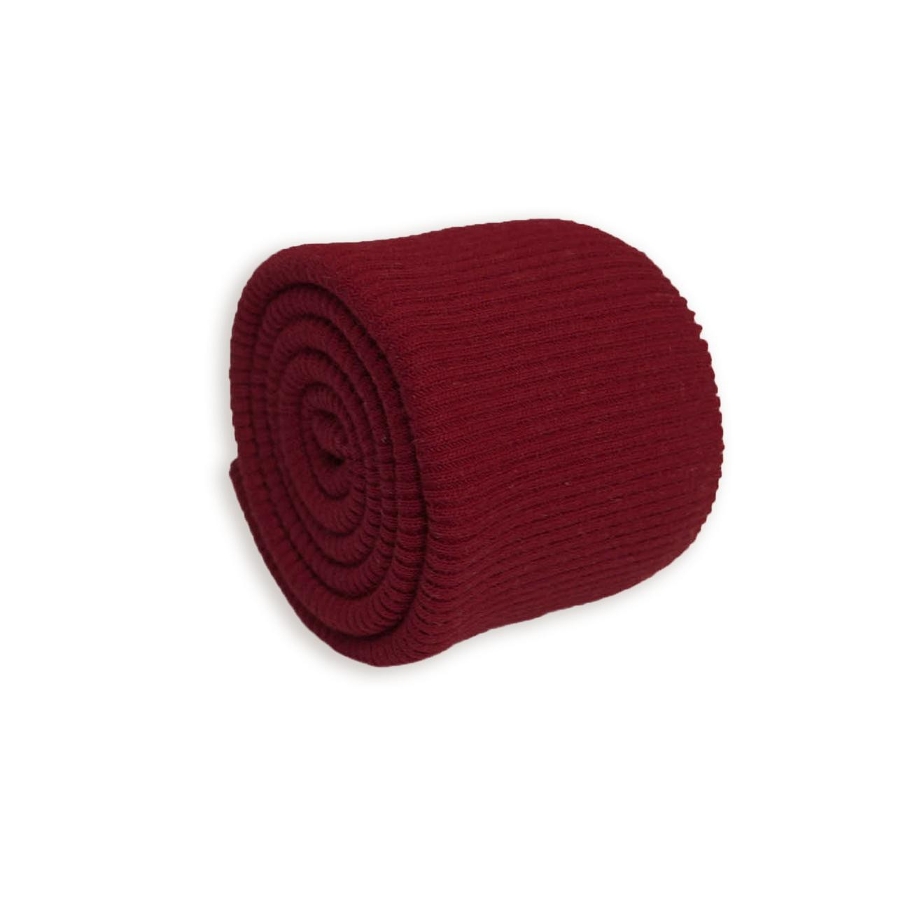 D-31 MAROON - elastic sweat in convex stripes SD