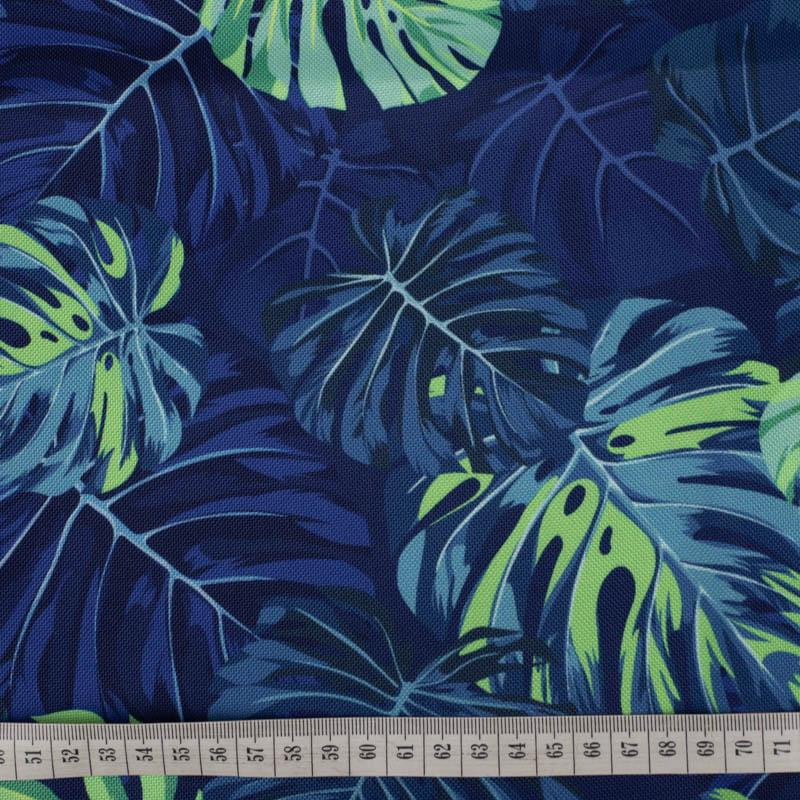 MONSTERA 2.0 / navy - Waterproof woven fabric