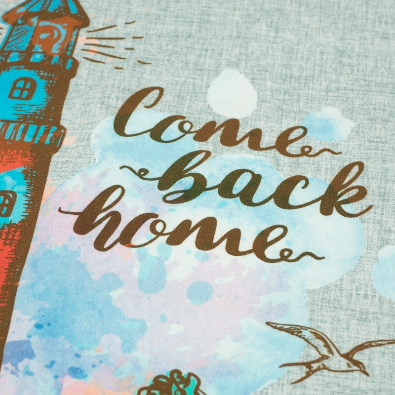 COME BACK HOME - panel looped knit 
