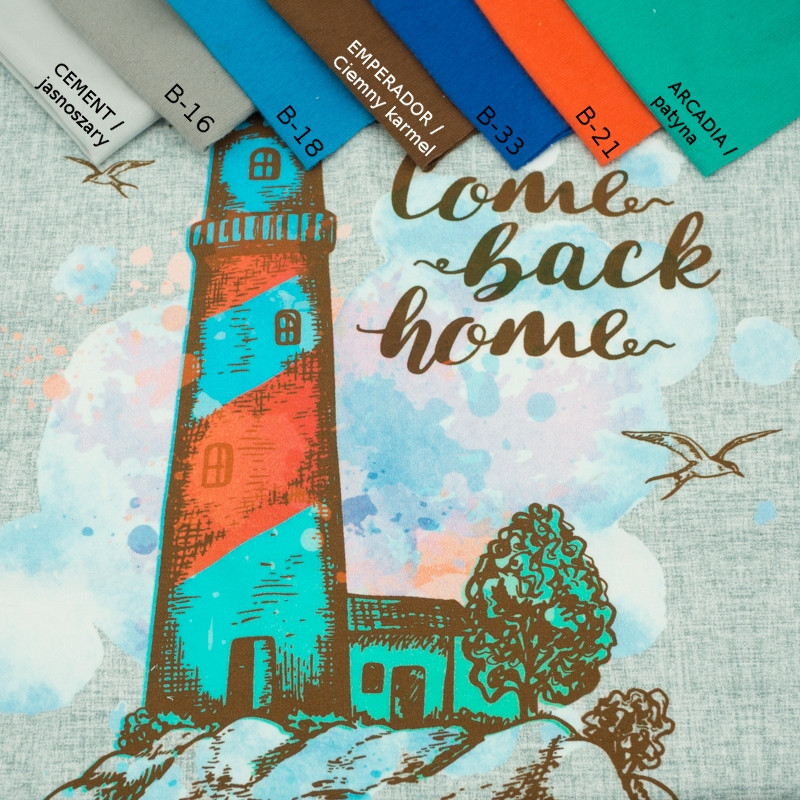 COME BACK HOME - panel looped knit 