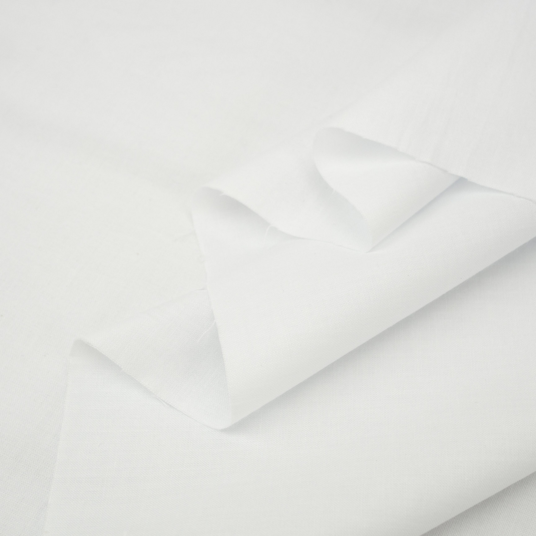 WHITE - Cotton woven fabric
