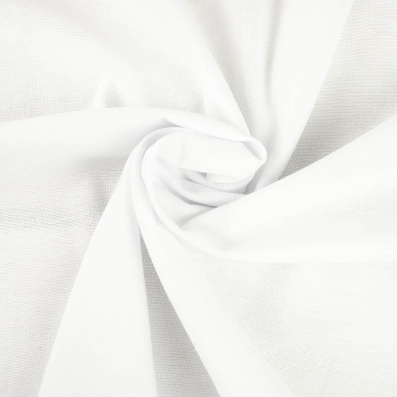 WHITE - T-shirt knit fabric 100% cotton T180