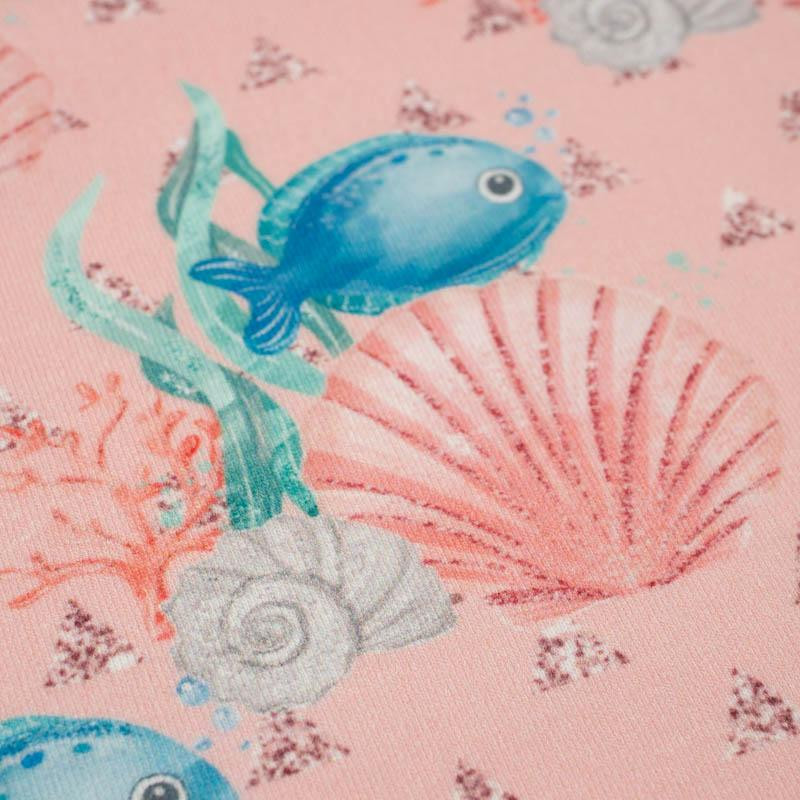 FISH AND SHELLS (MAGICAL OCEAN) / pink