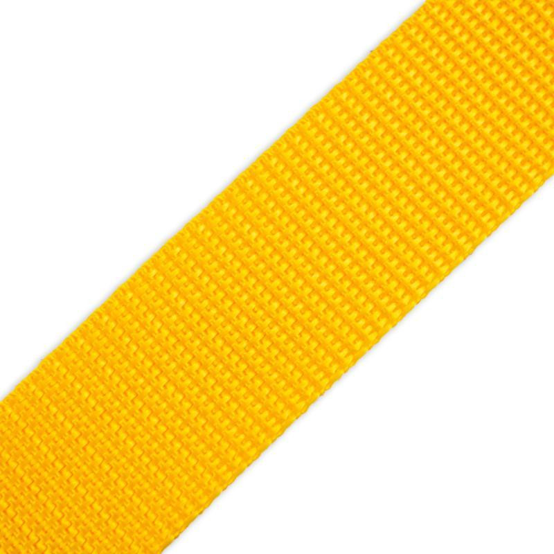 Webbing tape - canary yellow / Choice of sizes