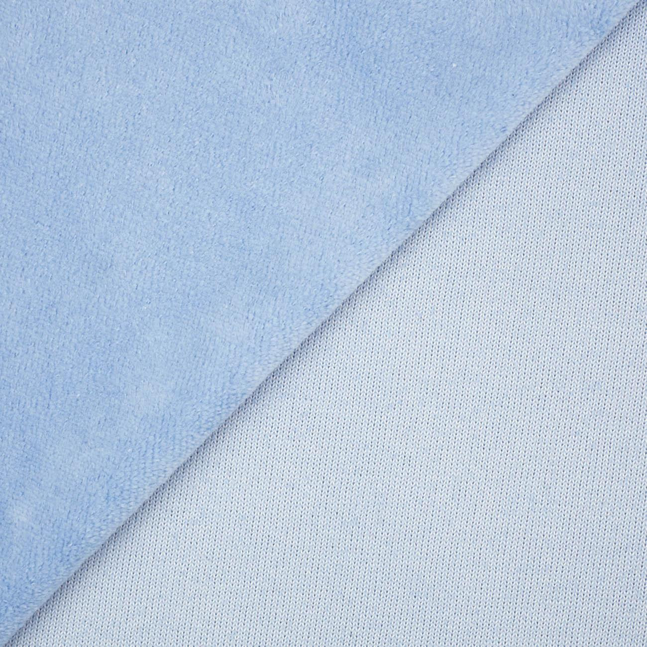 Light blue - cotton velour