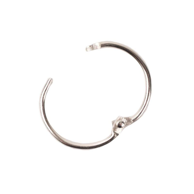 Openable metal ring 25mm - silver
