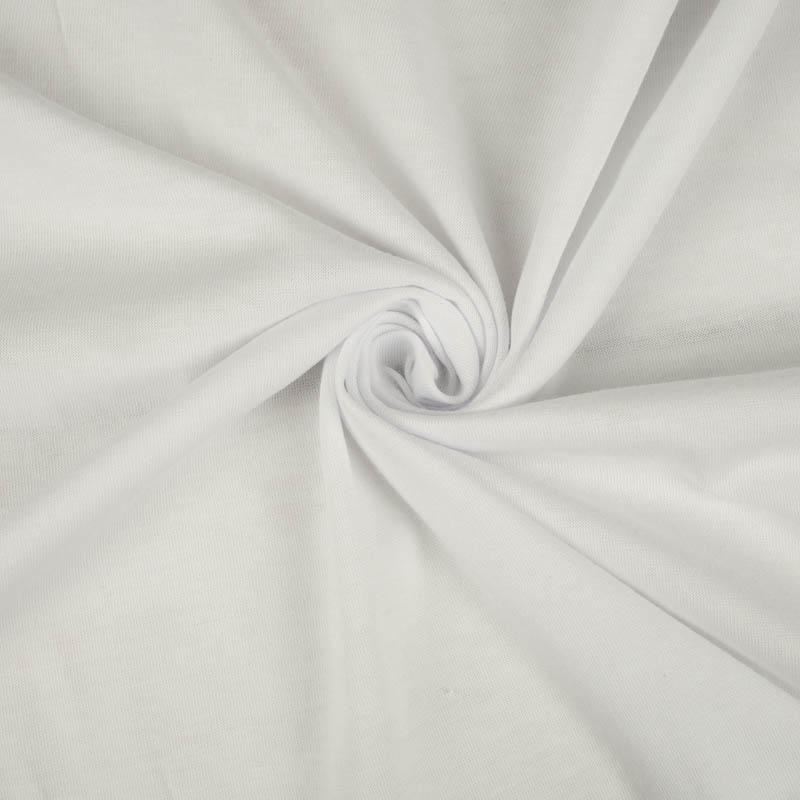 WHITE - t-shirt with elastan 145g