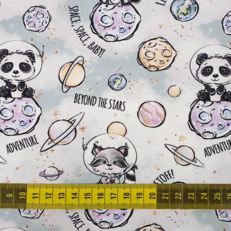SPACE CUTIES pat. 12 (CUTIES IN THE SPACE) - looped knit fabric