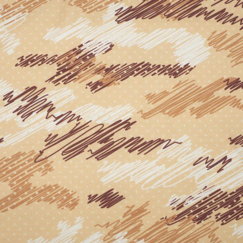 CAMOUFLAGE - scribble / mustard - single jersey with elastane 