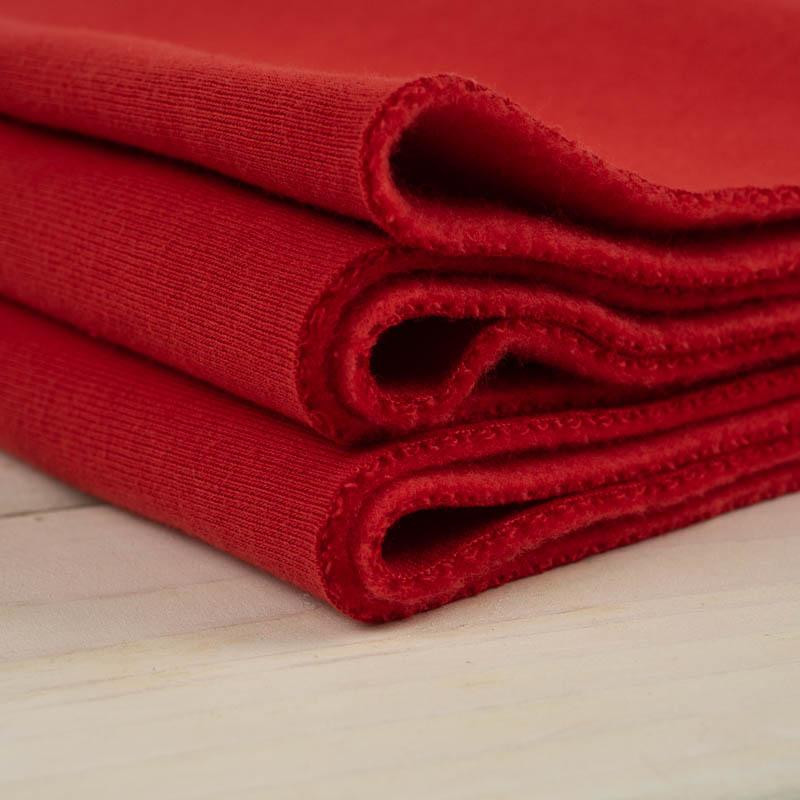 RED - Brushed knit fabric D300