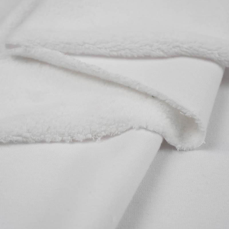WHITE - cotton fleece