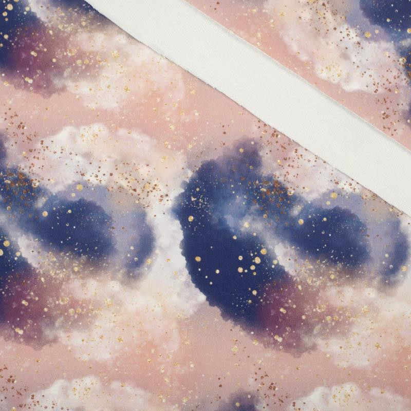 ENCHANTED CLOUDS (ENCHANTED NIGHT) - looped knit fabric