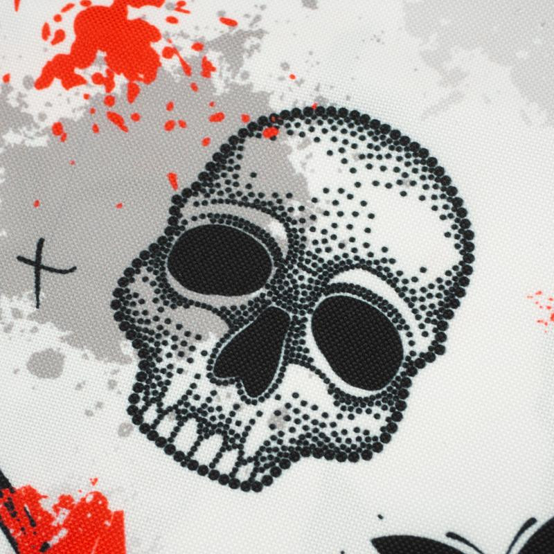 SKULLS AND X’S - Waterproof woven fabric