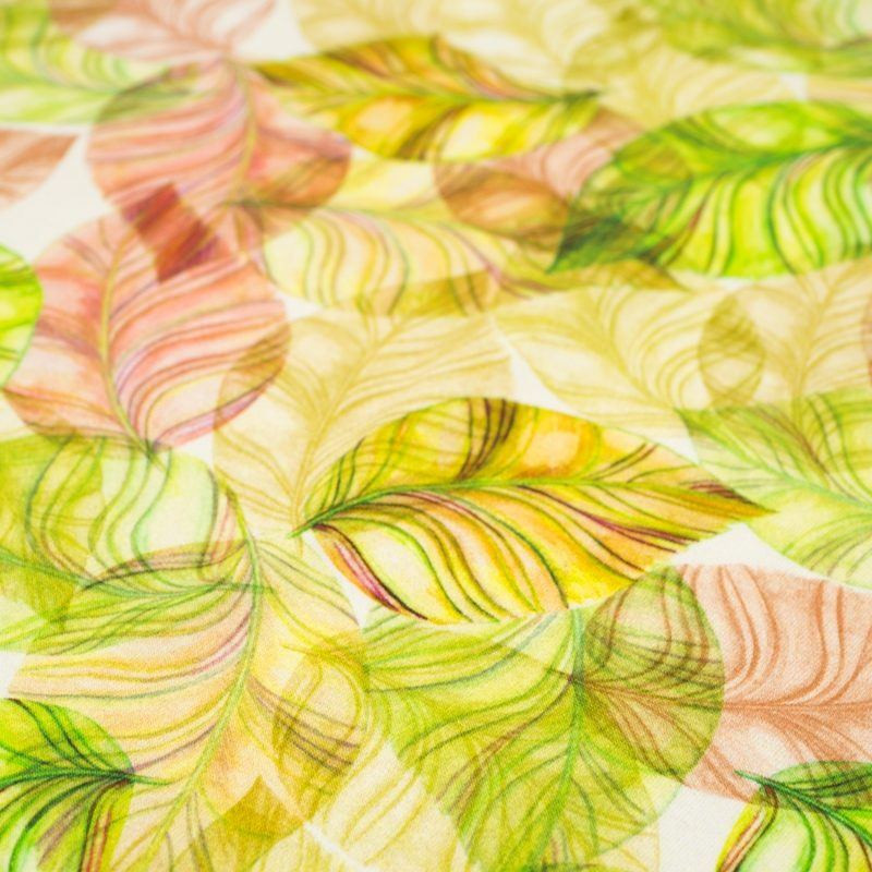 LINDEN LEAVES - Viscose jersey WE210