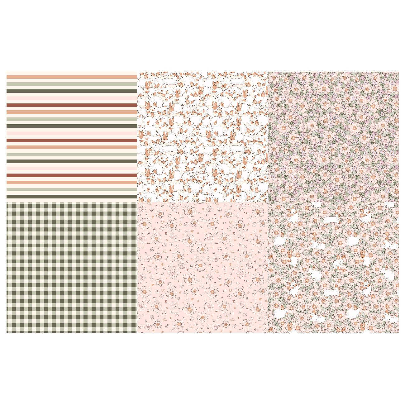 PATCHWORK PACKAGE - 6 pieces 50x50cm - Easter 1
