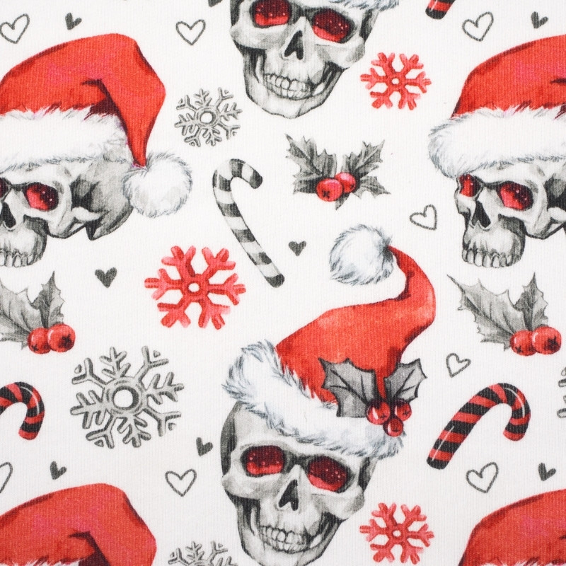 CHRISTMAS SKULLS - looped knit SP250