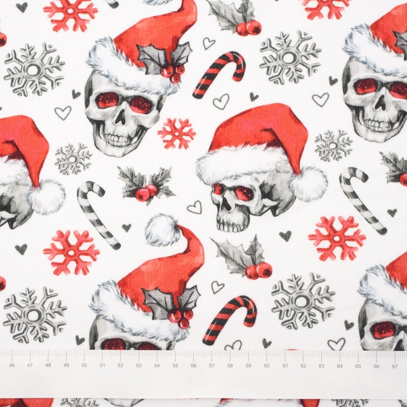 CHRISTMAS SKULLS - looped knit SP250