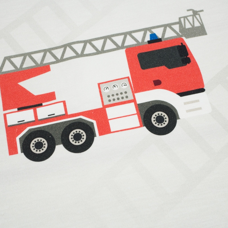 FIRE TRUCK / ladder - panel looped knit 