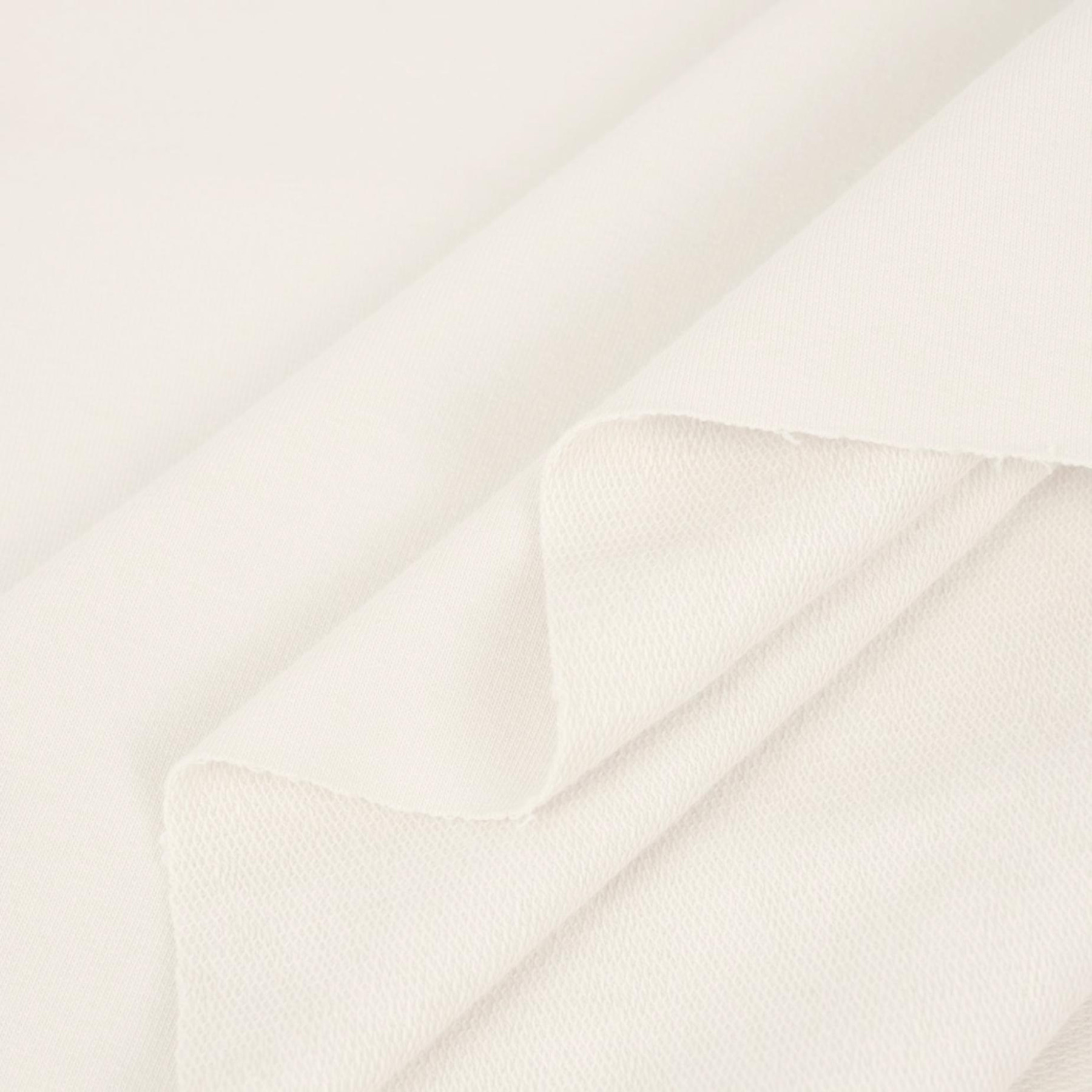 Looped knitwear with elastan - Cloud Dancer/ ECRU (D-02) 