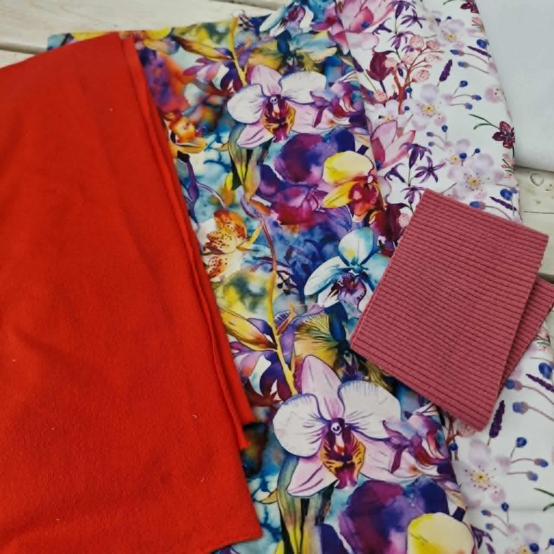 Fabric bundle PAT. 30 - looped knit fabric
