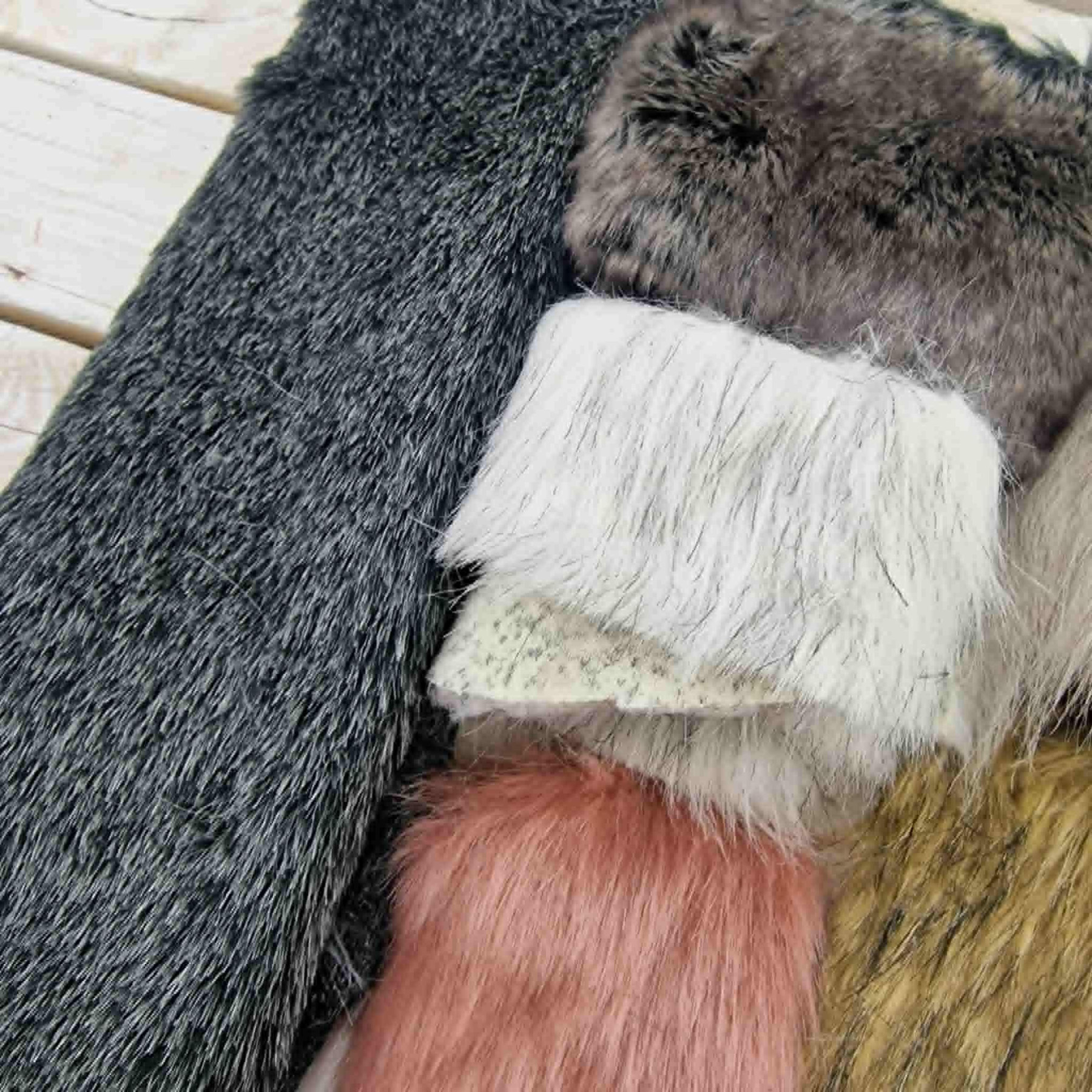 Bundle of Faux Fur Pieces PAT. 9