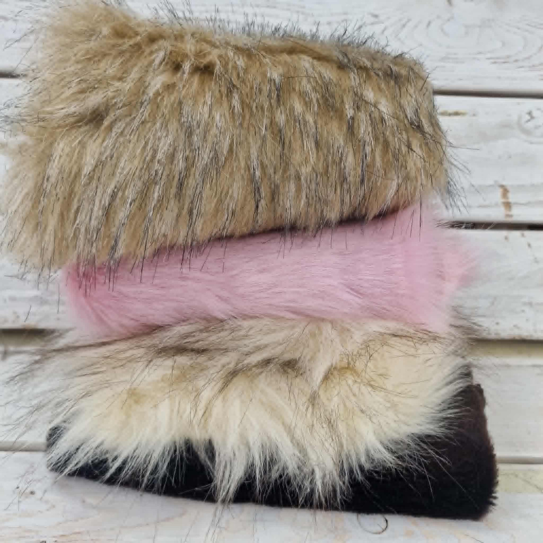Bundle of Faux Fur Pieces PAT. 3