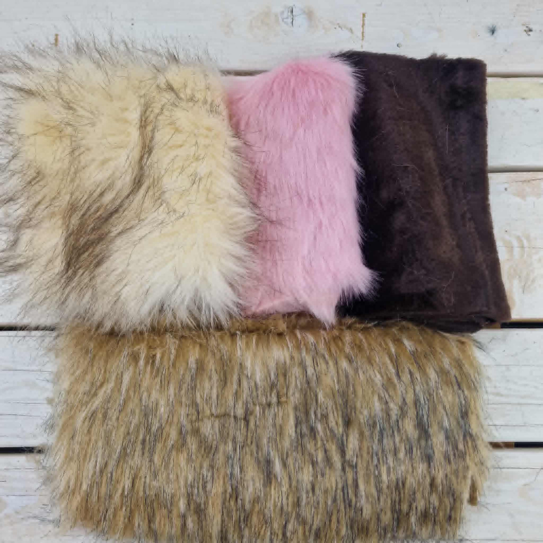 Bundle of Faux Fur Pieces PAT. 3