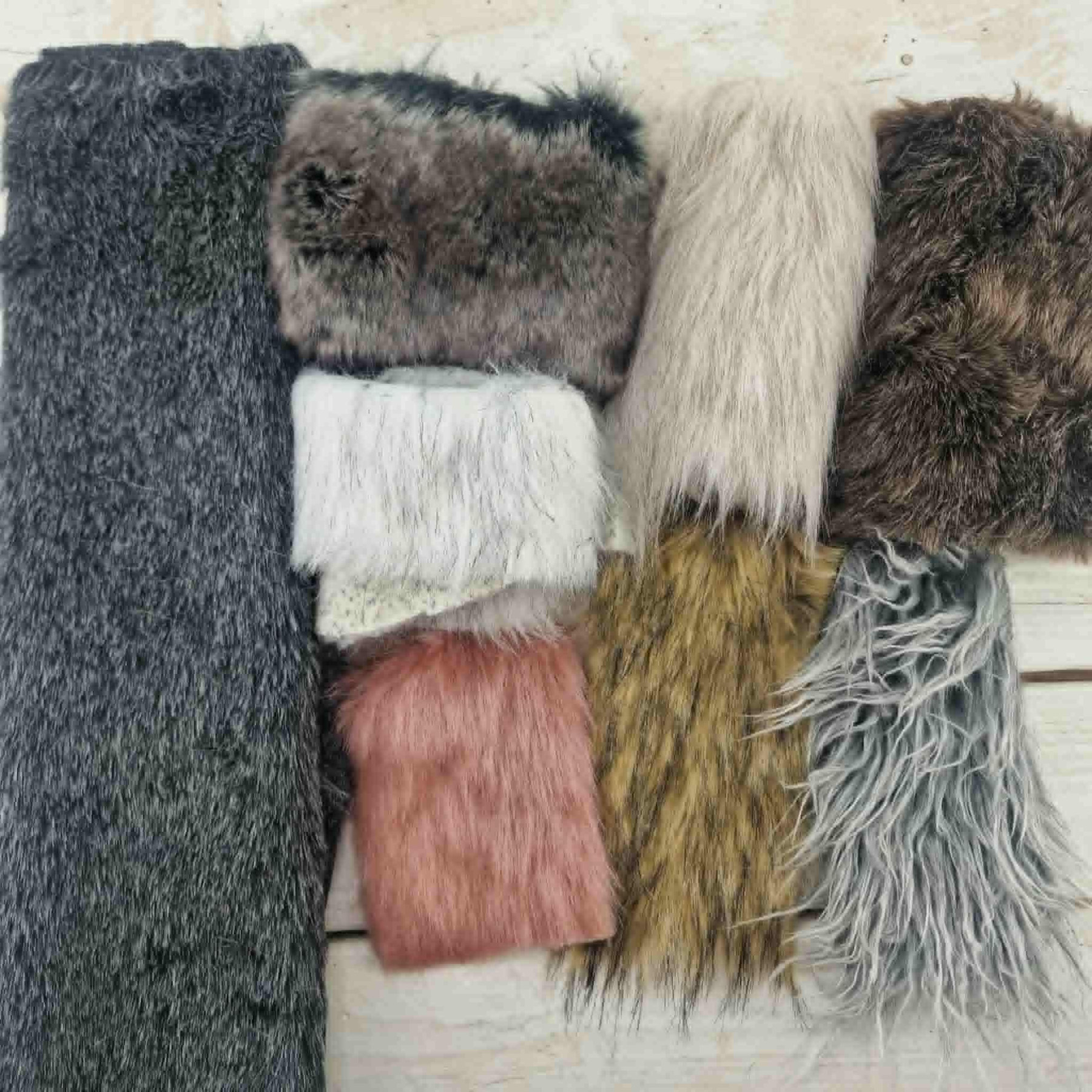 Bundle of Faux Fur Pieces PAT. 9