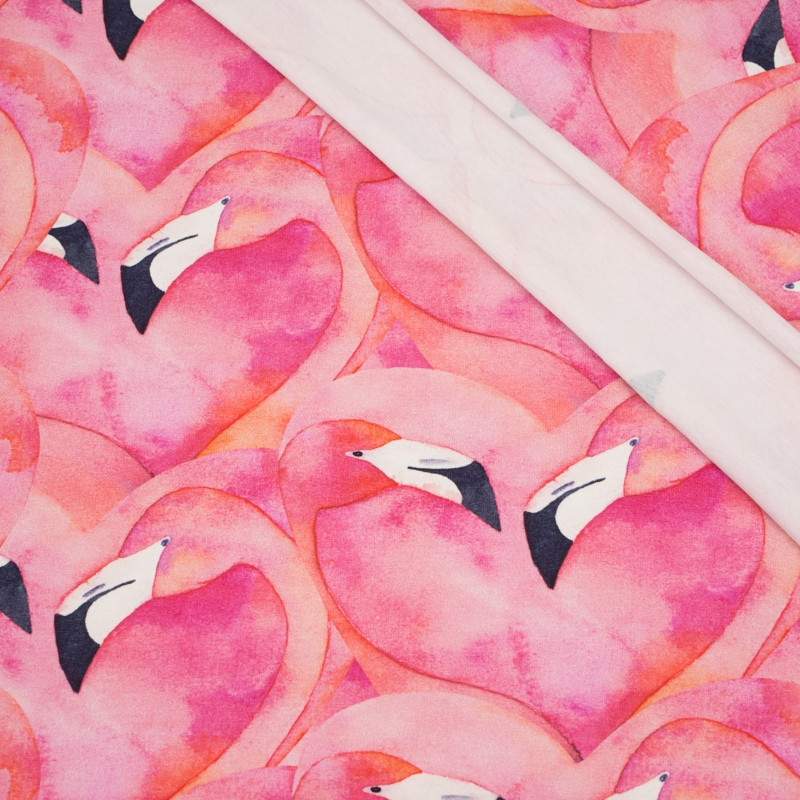 PINK FLAMINGOS - Viscose jersey WE210