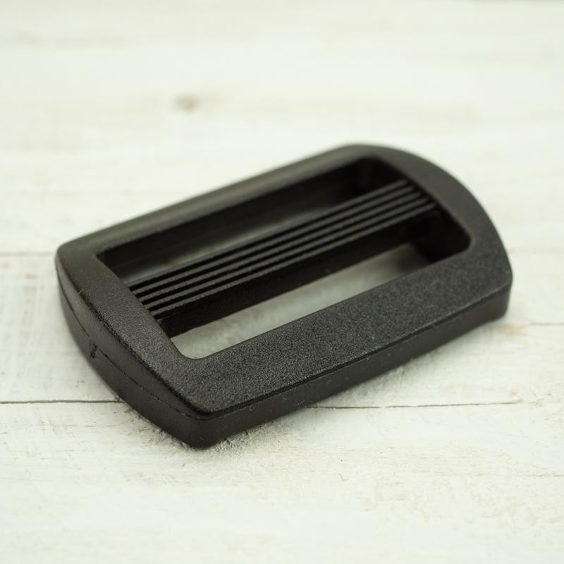 Plastic adjusting buckle B 25 mm - black