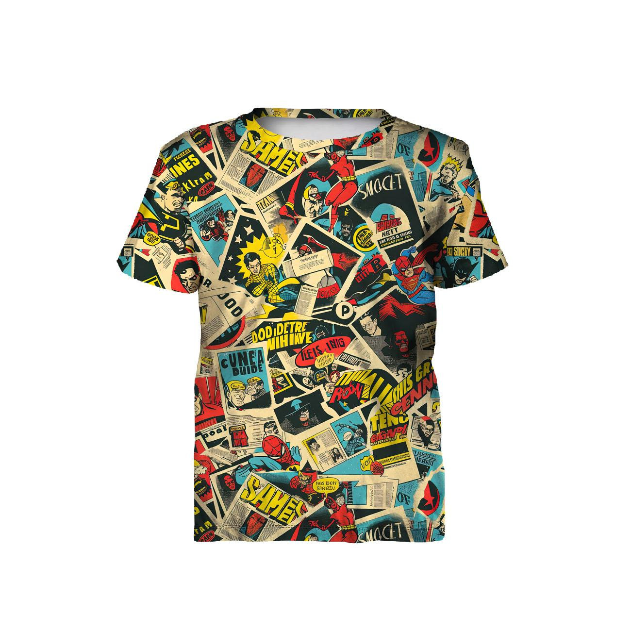 RETRO COMICS PAT.8 - Waterproof woven fabric